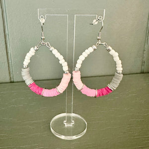 WINTER PINKS OMBRE LOUISE EARRING