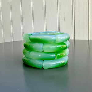 TRANSLUCENT OMBRE KERRY GREEN DOLLY | sp