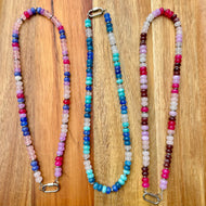 SUMMER PASTELS SUNI BEADED NECKLACES