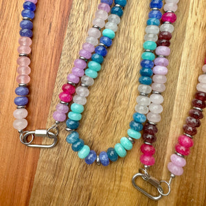 SUMMER PASTELS SUNI BEADED NECKLACES